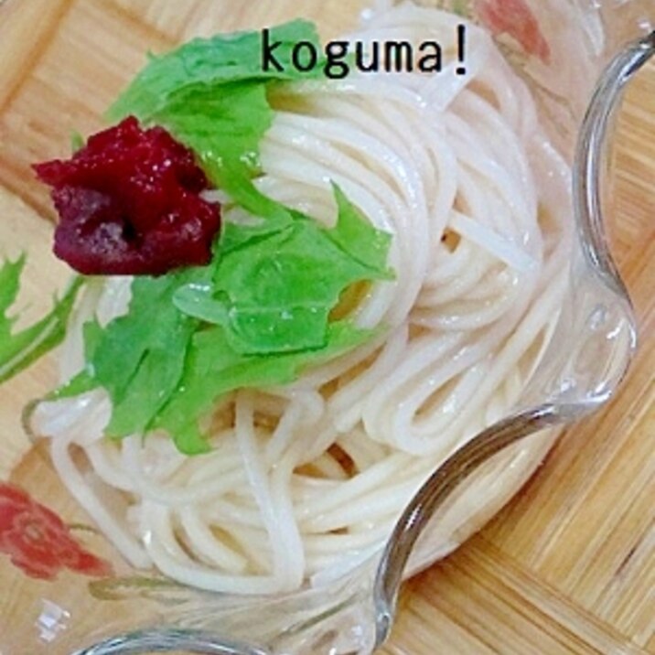 簡単！混ぜるだけ～汁なしひやむぎ～そうめんでも！